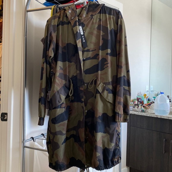 Zara camouflage rain jacket XS - Picture 2 of 4